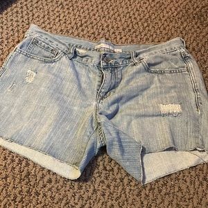 Old Navy light wash shorts